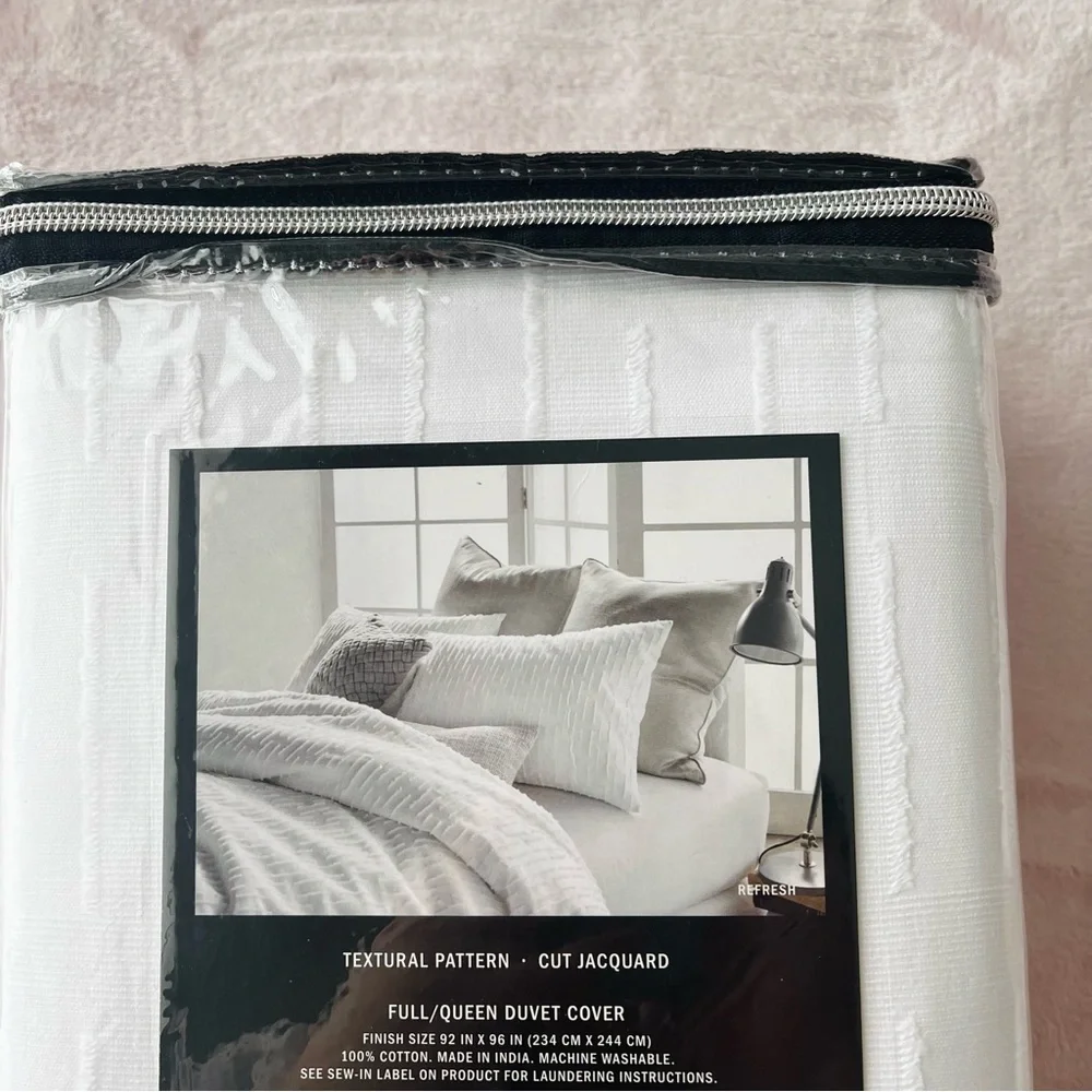 New DKNY Refresh Cotton Duvet Cover, Full/Queen